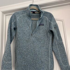 Patagonia Heathered Blue 1/4 Zip